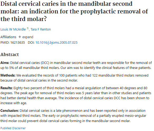 사랑니 엑스레이 분석